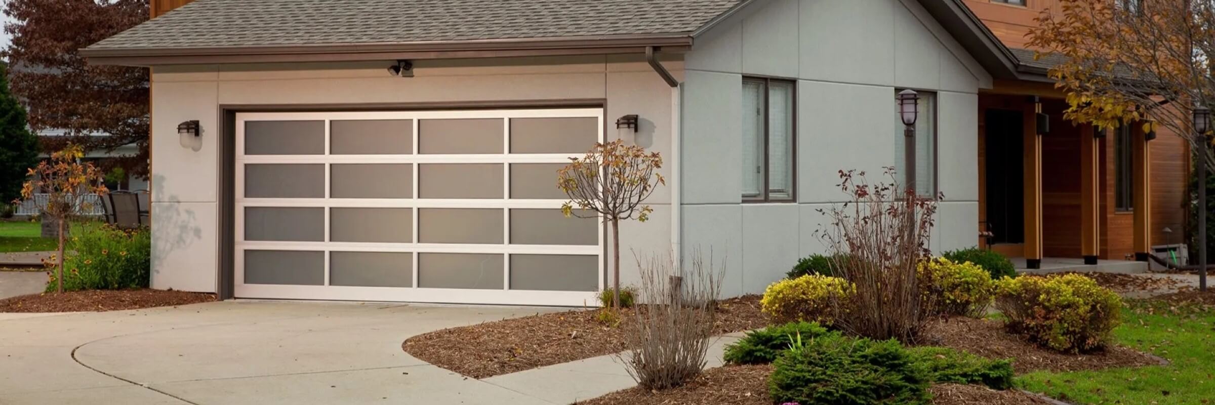 Haas Residential Aluminum 360 Series Garage Door In Clear Anodized